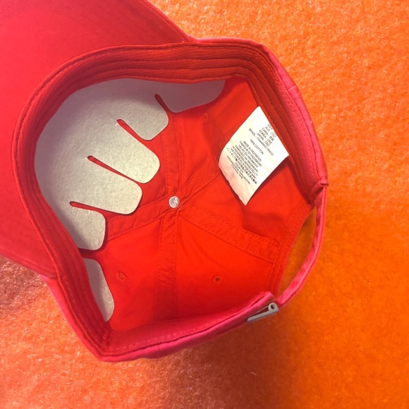 New Balance unisex red V 2.0 100% cotton dad cap hat NWT - Picture 5 of 8